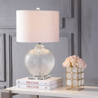 Avery 24" Glass / Crystal LED Table Lamp - JONATHAN Y