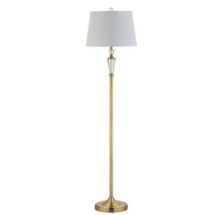 Harper 61" Crystal / Metal LED Floor Lamp - JONATHAN Y