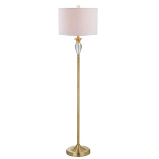 Evelyn 60" Crystal / Metal LED Floor Lamp - JONATHAN Y