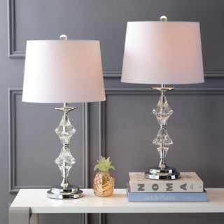 Madison 27.5" Crystal LED Table Lamp - JONATHAN Y