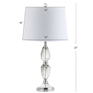 Graham 27" Crystal LED Table Lamp - JONATHAN Y