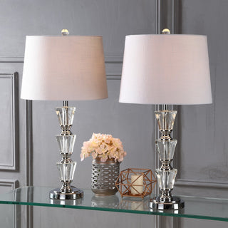 Layla 27" Crystal LED Table Lamp - JONATHAN Y
