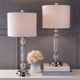 Victoria 27" Crystal LED Table Lamp - JONATHAN Y