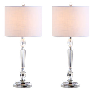 Victoria 27" Crystal LED Table Lamp - JONATHAN Y