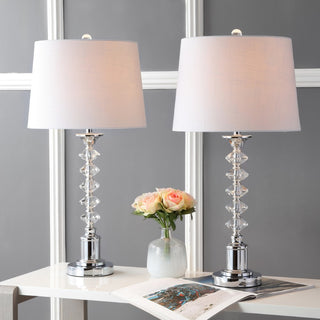 Kinsley 28" Crystal LED Table Lamp - JONATHAN Y