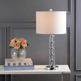 Hailey 26" Crystal LED Table Lamp - JONATHAN Y