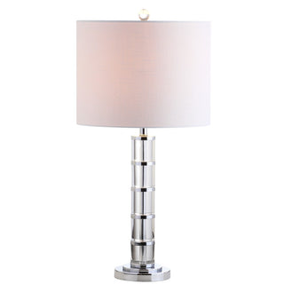 Hailey 26" Crystal LED Table Lamp - JONATHAN Y