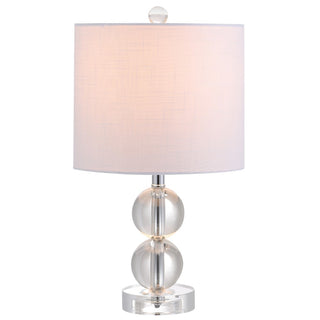Brooklyn 17.5" Crystal LED Table Lamp - JONATHAN Y