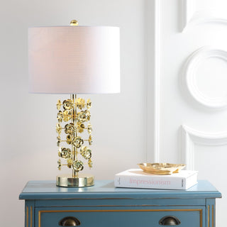 Flora 25.5" Resin/Metal LED Table Lamp - JONATHAN Y