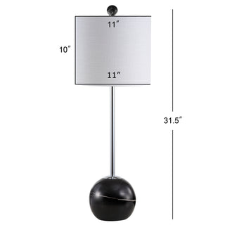 Alexa 31.5" Marble Sphere LED Table Lamp - JONATHAN Y