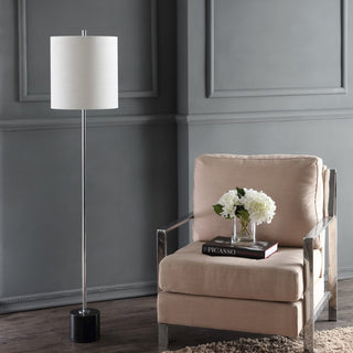 Levitt 60.5" Marble/Metal LED Floor Lamp - JONATHAN Y