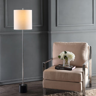 Levitt 60.5" Marble/Metal LED Floor Lamp - JONATHAN Y