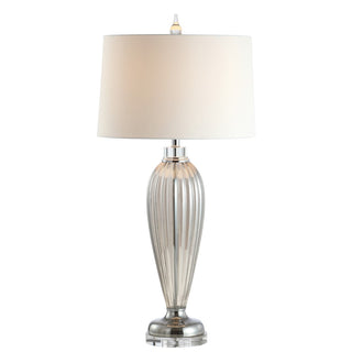 Julian 33.5" Glass/Crystal LED Table Lamp - JONATHAN Y