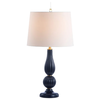 Maddie 28" Glass/Metal LED Table Lamp - JONATHAN Y