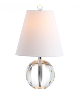 Goddard 16" Crystal Ball/Metal LED Table Lamp - JONATHAN Y
