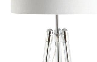 Arliss 60" Surveyor's Tripod Metal/Crystal LED Floor Lamp - JONATHAN Y