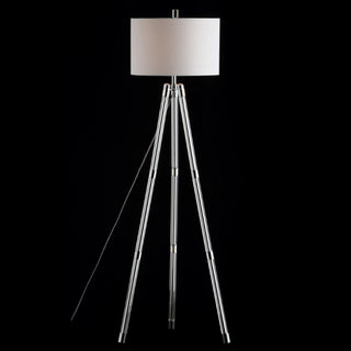 Arliss 60" Surveyor's Tripod Metal/Crystal LED Floor Lamp - JONATHAN Y