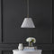 Alden 14.25" 1-Light Classic French Country Iron LED Pendant with Pleated Shade