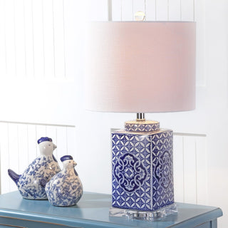 Choi 23" Chinoiserie LED Table Lamp - JONATHAN Y