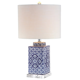 Choi 23" Chinoiserie LED Table Lamp - JONATHAN Y