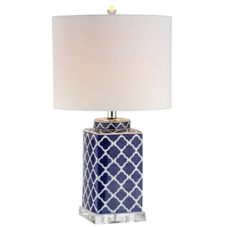 Clarke 23" Chinoiserie LED Table Lamp - JONATHAN Y