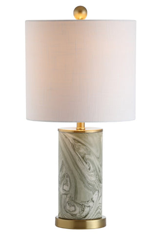 Swirl 20.5" Ceramic LED Table Lamp - JONATHAN Y