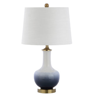 Gradient 25" Ceramic/Brass LED Table Lamp - JONATHAN Y