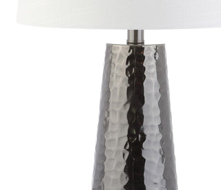 Wells 26" Hammered Metal LED Table Lamp - JONATHAN Y