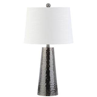 Wells 26" Hammered Metal LED Table Lamp - JONATHAN Y