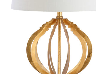 Sebastian 28.5" Metal Trellis LED Table Lamp - JONATHAN Y