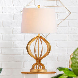 Sebastian 28.5" Metal Trellis LED Table Lamp - JONATHAN Y