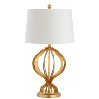 Sebastian 28.5" Metal Trellis LED Table Lamp - JONATHAN Y