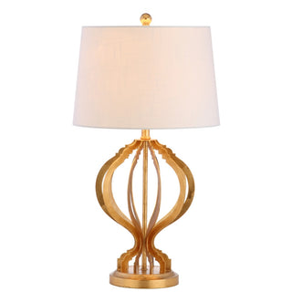 Sebastian 28.5" Metal Trellis LED Table Lamp - JONATHAN Y