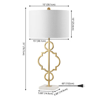 July 31" Metal LED Table Lamp - JONATHAN Y