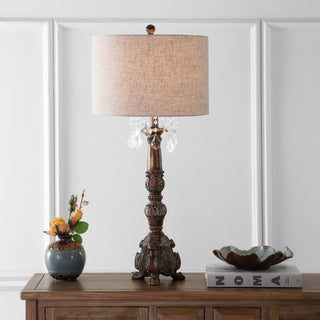 Carlisle 33.5" Resin/Acrylic LED Table Lamp - JONATHAN Y