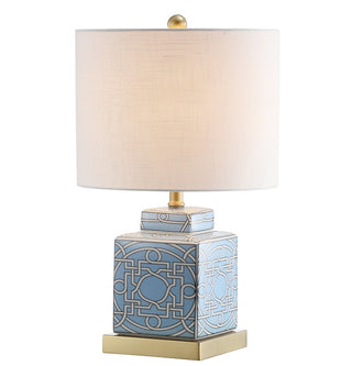 Catherine 22" Ceramic/Metal Ginger Jar LED Table Lamp - JONATHAN Y