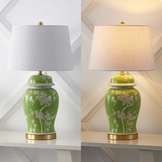 Gracie 29.5" Ginger Jar Ceramic/Metal LED Table Lamp - JONATHAN Y