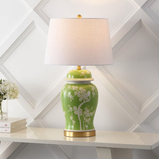 Gracie 29.5" Ginger Jar Ceramic/Metal LED Table Lamp - JONATHAN Y