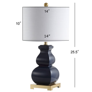 Vienna 25.5" Ceramic LED Table Lamp - JONATHAN Y