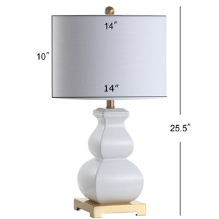 Vienna 25.5" Ceramic LED Table Lamp - JONATHAN Y