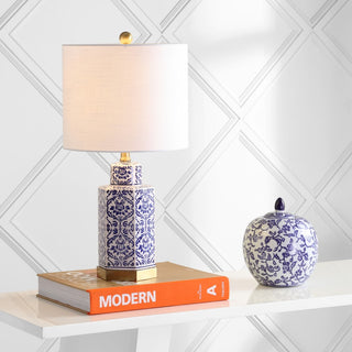 Diana 23.5" Ginger Jar Ceramic/Metal LED Table Lamp - JONATHAN Y