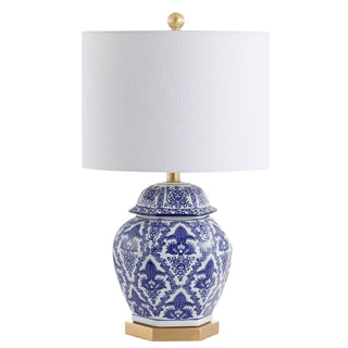 Gretchen 25" Ginger Jar Ceramic/Metal LED Table Lamp - JONATHAN Y