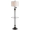 Cora 60" Metal/Glass LED Side Table and Floor Lamp