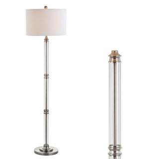 Ralph 60" Metal/Glass Floor Lamp - JONATHAN Y