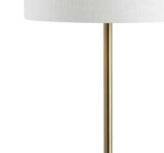 Charles 59" Metal/Glass LED Side Table and Floor Lamp - JONATHAN Y