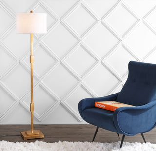Windsor 61.5" Resin/Metal LED Floor Lamp - JONATHAN Y