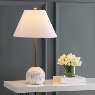 Miami 29" Minimalist Resin/Metal LED Table Lamp - JONATHAN Y