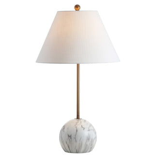 Miami 29" Minimalist Resin/Metal LED Table Lamp - JONATHAN Y