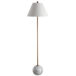 Miami 63.5" Minimalist Resin/Metal LED Floor Lampite - JONATHAN Y