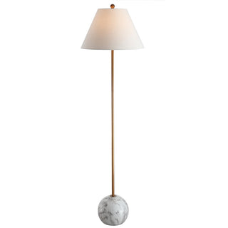 Miami 63.5" Minimalist Resin/Metal LED Floor Lampite - JONATHAN Y